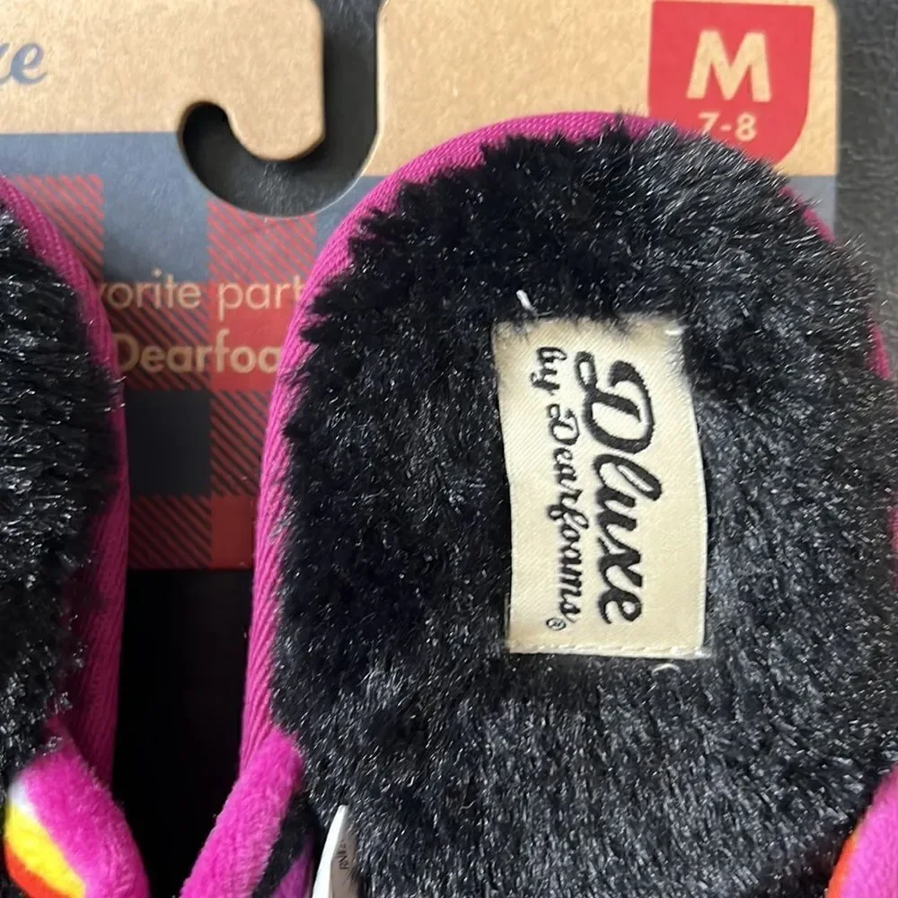 𝅺BAT Memory Foam Bright Plum Slippers - Picture 4 of 8
